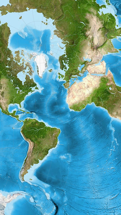 世界竖版地图超清图标
