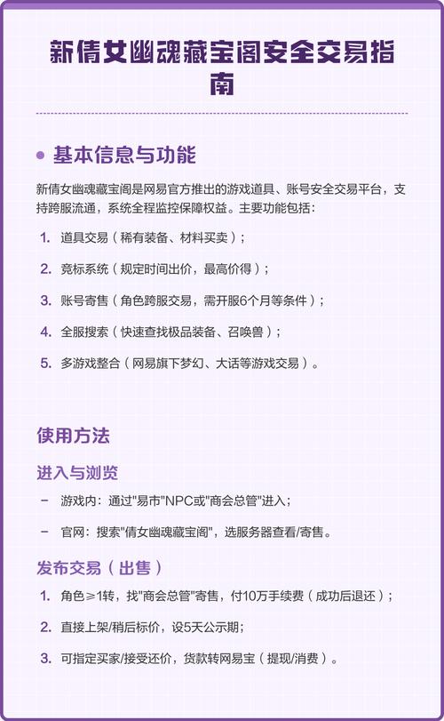 倩女幽魂藏宝阁交易缩略图
