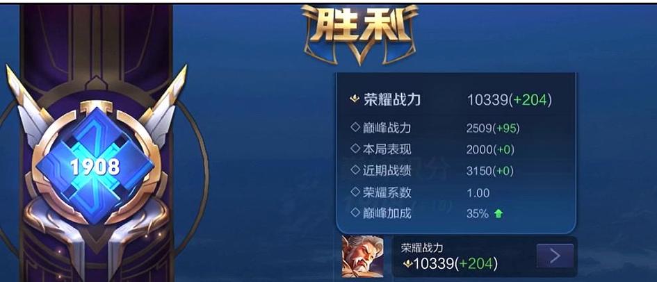 王者荣耀巅峰系数缩略图