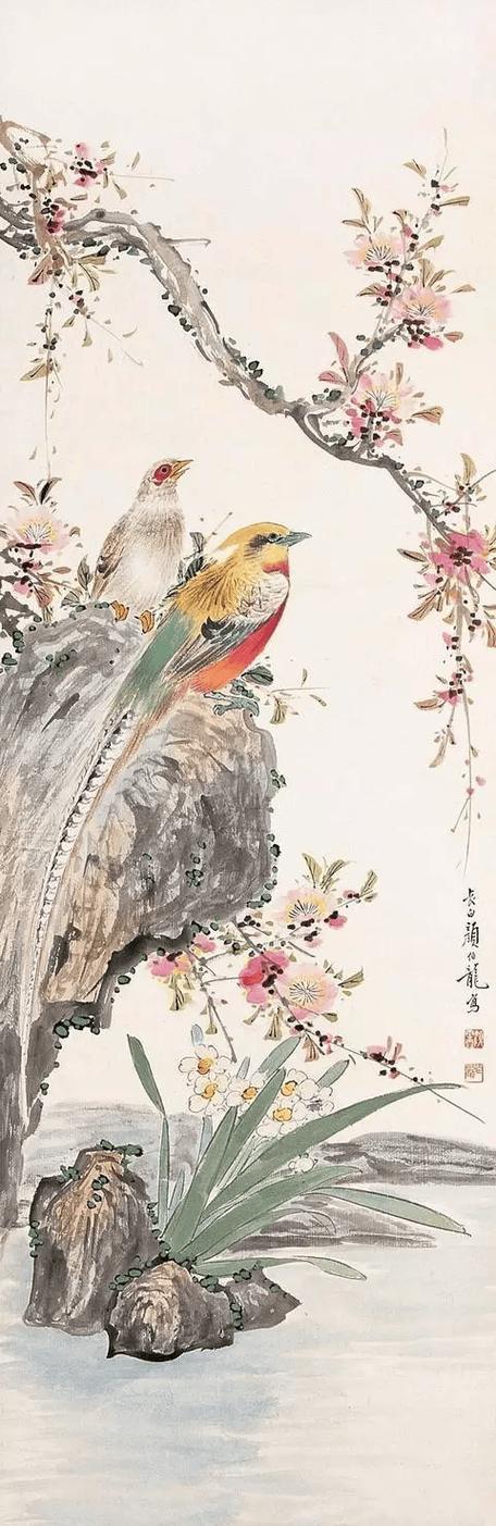 国画花鸟三级考试作品