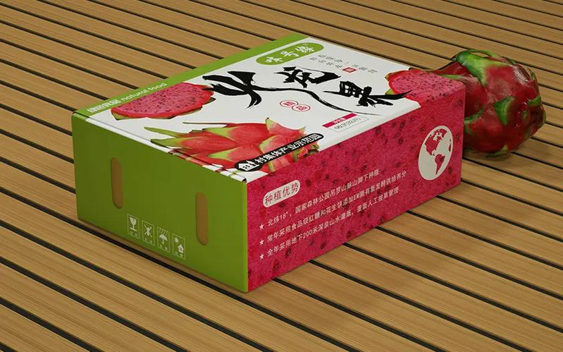 火龙果包装箱图片图标