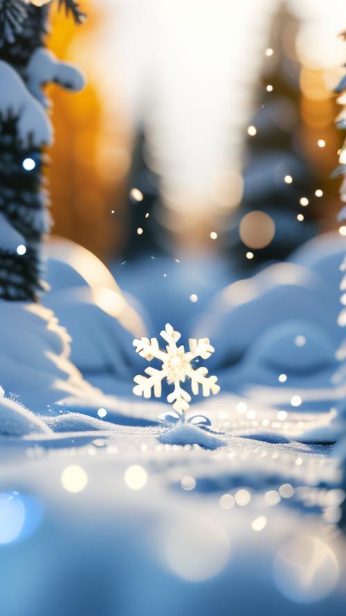 雪花动漫图标