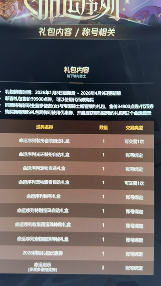 DNF春节称号缩略图