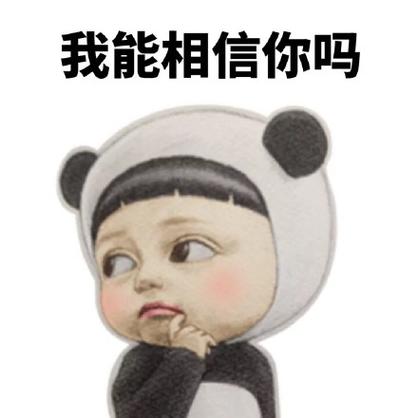 我可以相信你吗表情包