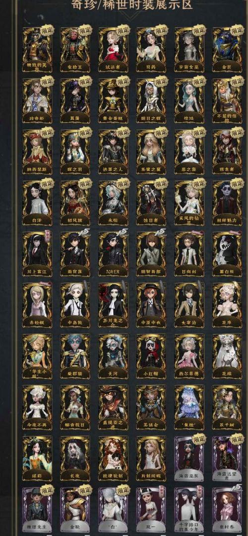第五人格皮肤大全缩略图