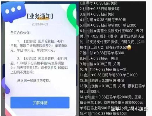 云闪付主扫交易有啥限制