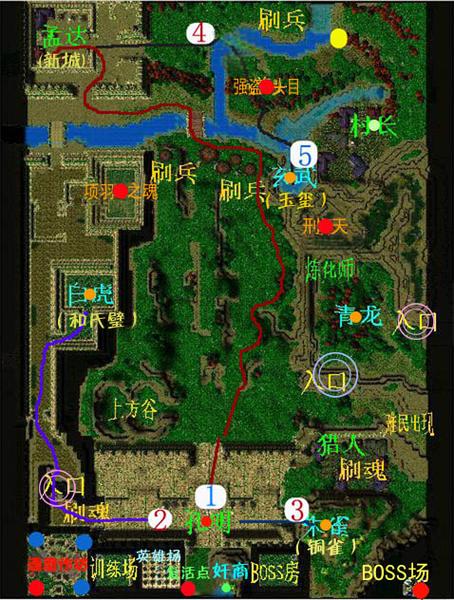 魔兽守卫剑阁地图缩略图