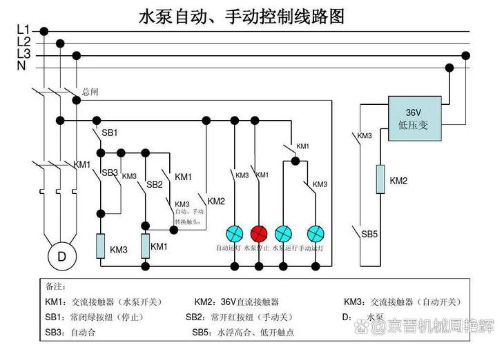 五线循环泵接线图解