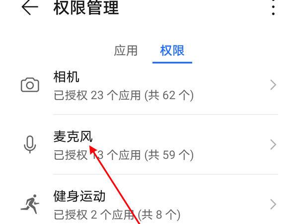 麦克风权限没有应用