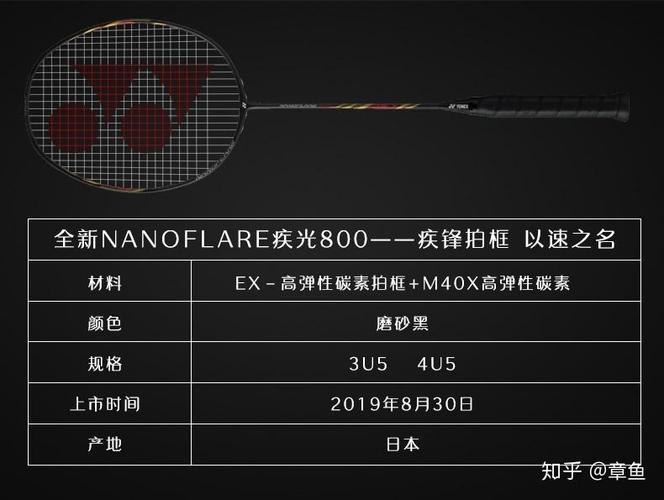 nanoflare 800 球拍参数