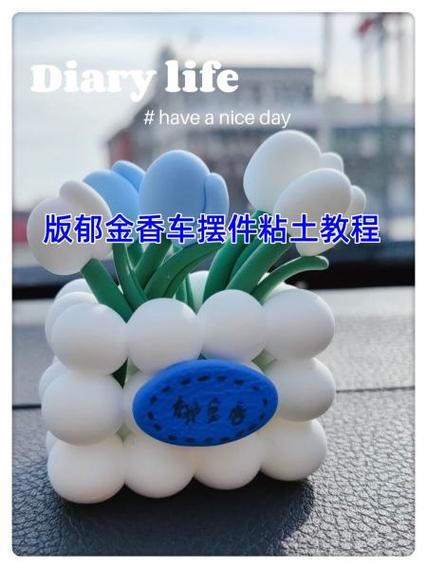 用蓝色粘土.做水晶泥教程缩略图