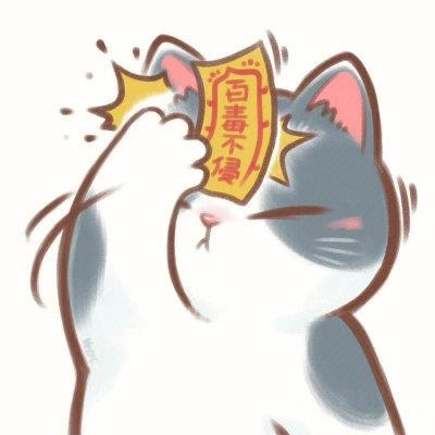 Q版小猫女头像图标