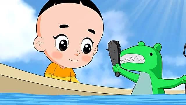大头儿子水怪来了
