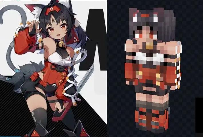 在我的世界里如何自己做皮肤缩略图