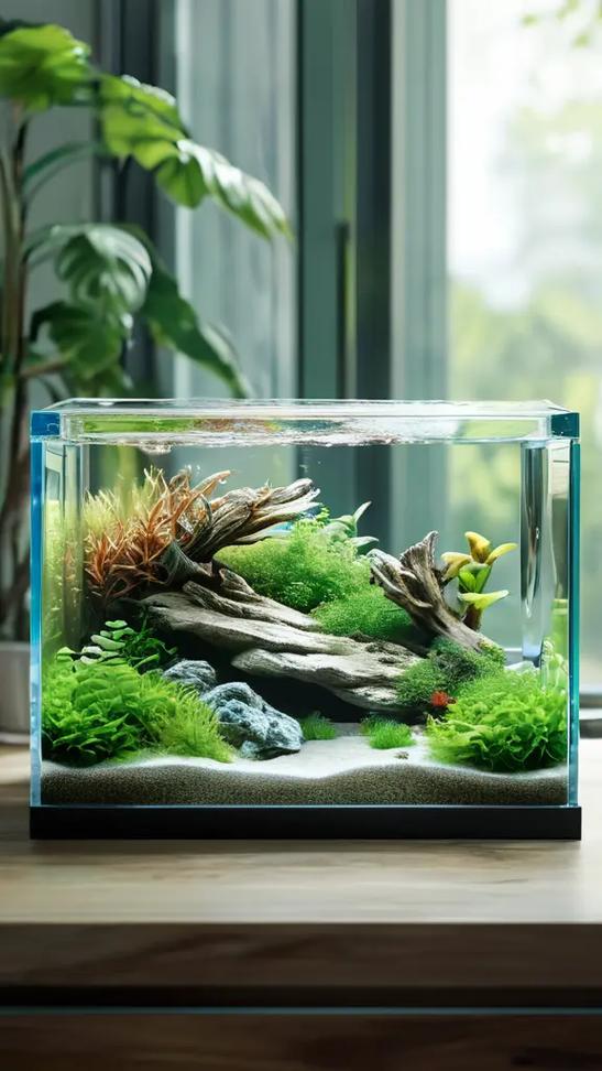 立式鱼缸造景图片大全图标