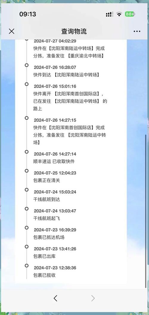 查快递顺丰快递到哪里了