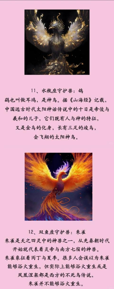 十二星座守护神兽