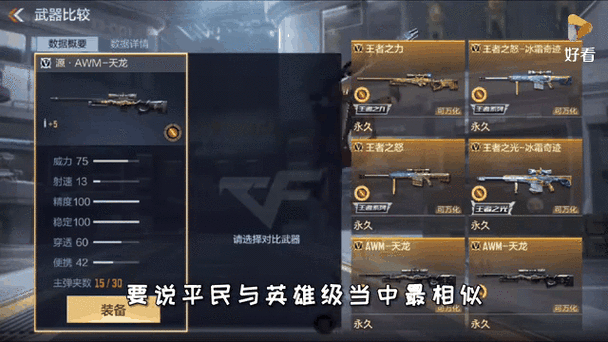 CF手游平民英雄武器推荐缩略图