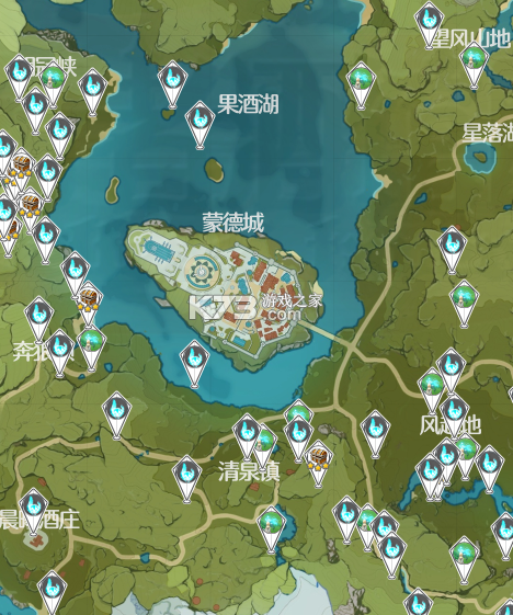 原神6.1完整地图图标