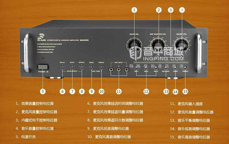 低音炮功放怎么调音图标
