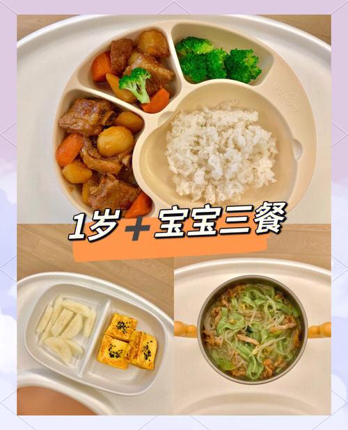 一岁宝宝每日三餐食谱图标