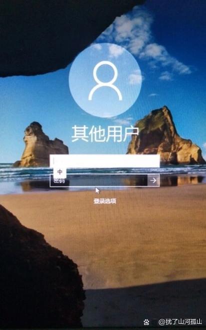 登录界面显示不全图标