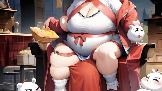 动漫女孩变成大胖子缩略图