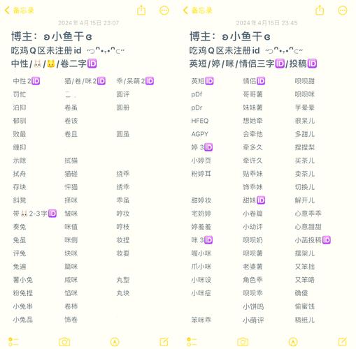 好听的吃鸡id名字大全图标