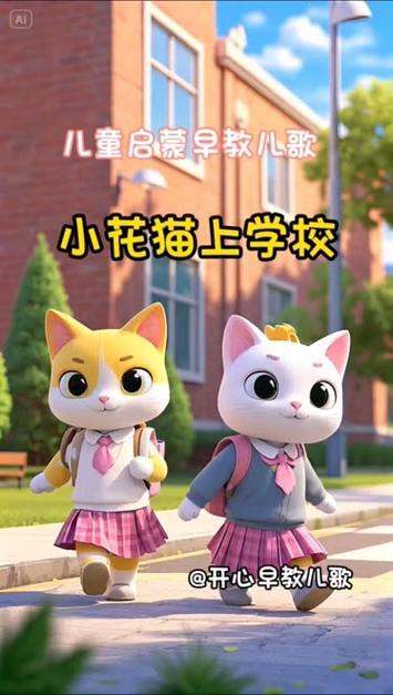 儿歌小花猫上学校歌词完整版缩略图