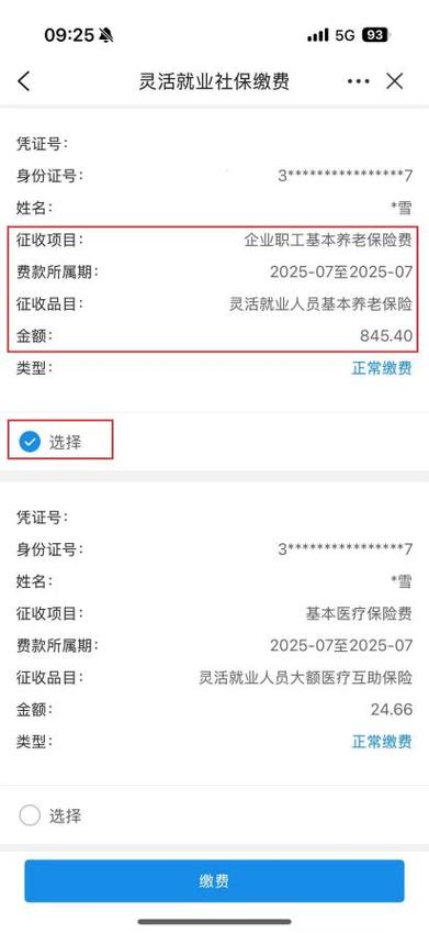 农行掌上银行缴纳养老