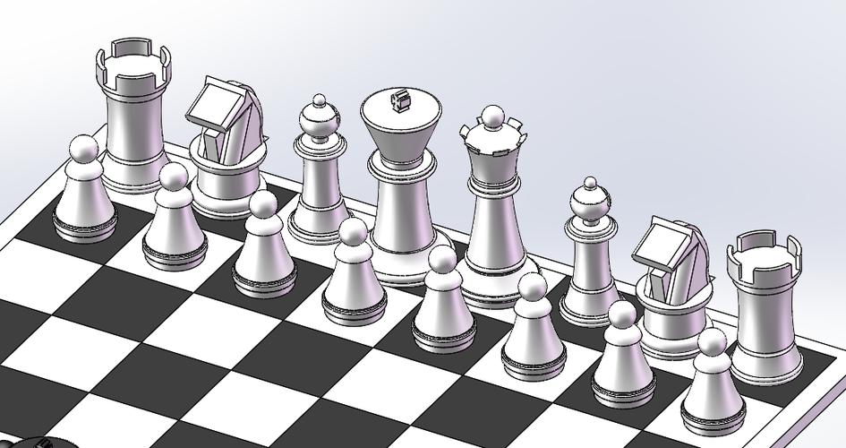 国际象棋3D制作方法缩略图