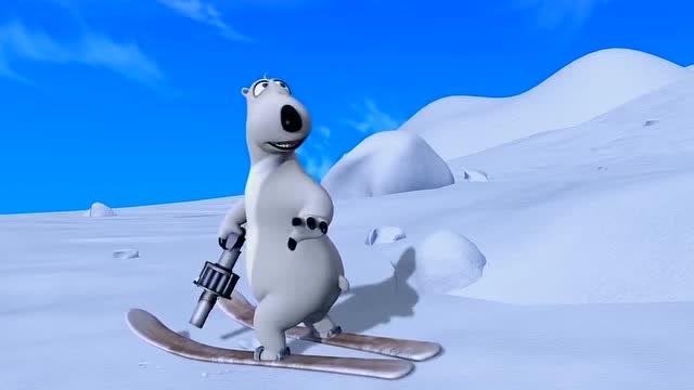倒霉熊滑雪大冒险无限金币版游戏截图