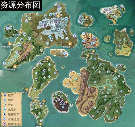 创造与魔法矿石分布图缩略图