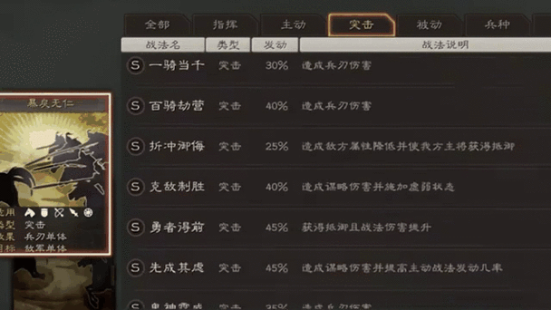 三国志战略版赵云技能图标