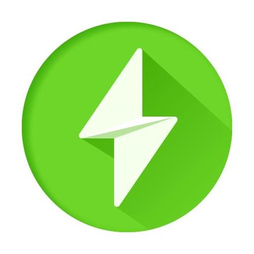 手机充电标志变成绿色图标