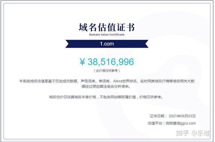 域名价格在线评估