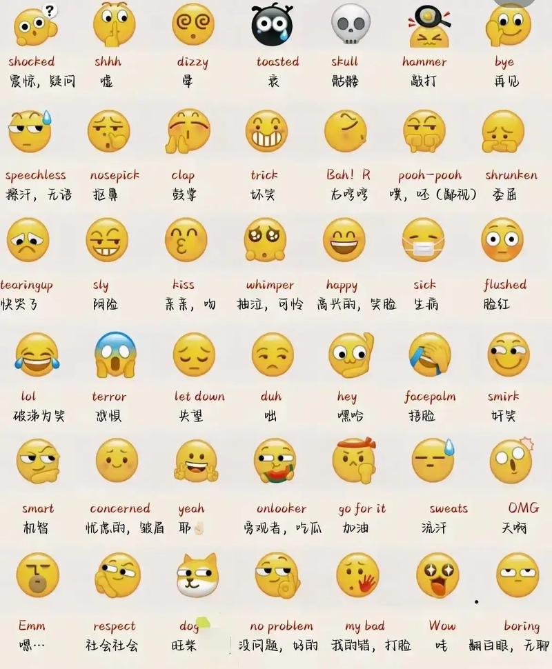 各种人脸表情符号的意思游戏截图