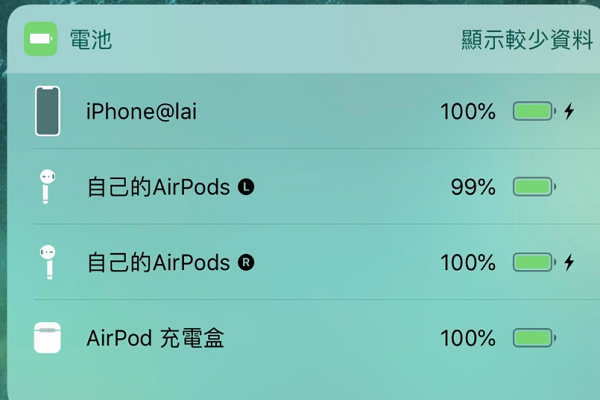 怎么看AirPods Pro电量图标