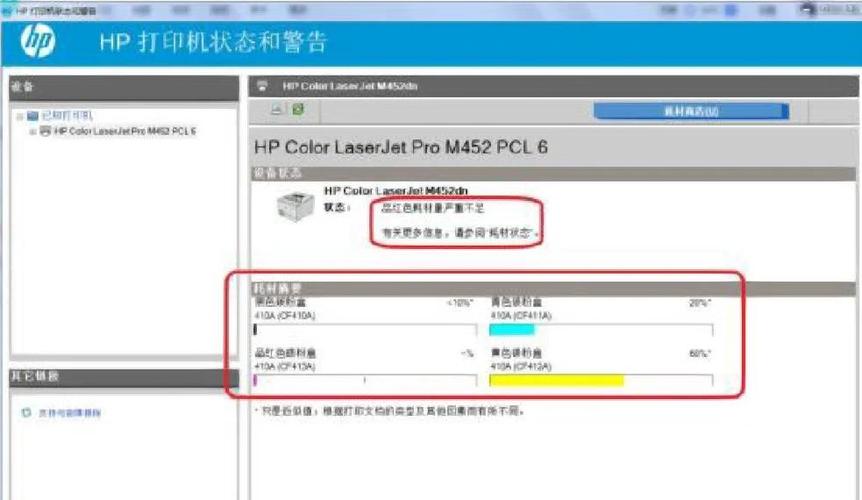 惠普打印机看墨水余量游戏截图