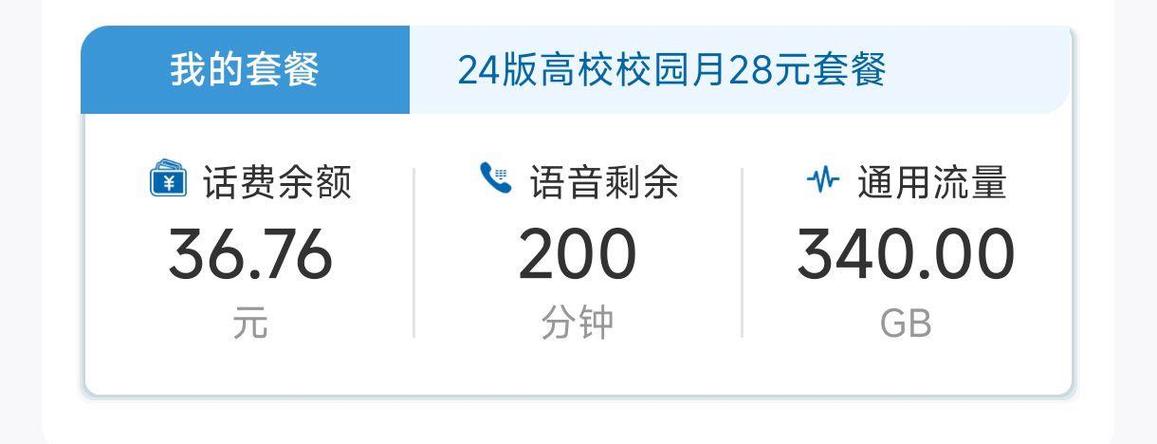 校园套餐流量超了会不会扣费图标