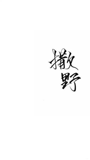 撒野的精彩句子