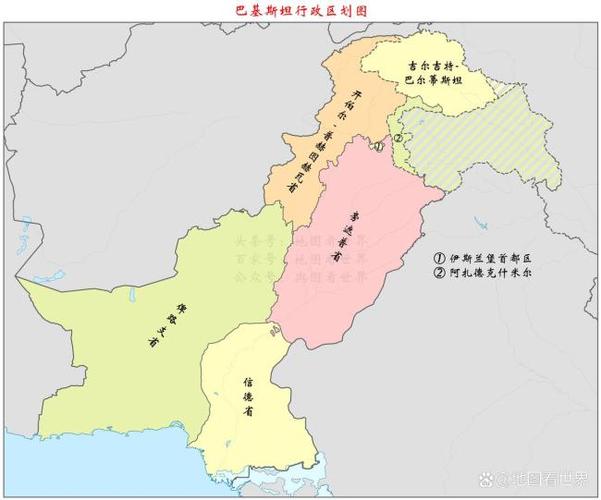 巴基斯坦地图缩略图