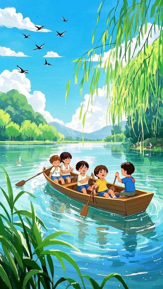 让我们荡起双桨歌词缩略图