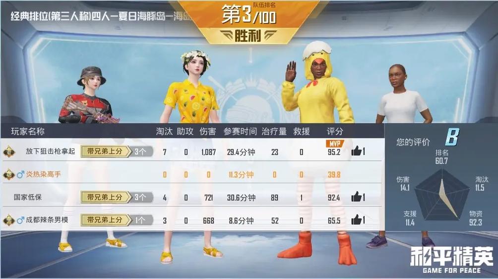 和平精英排位赛规则游戏截图