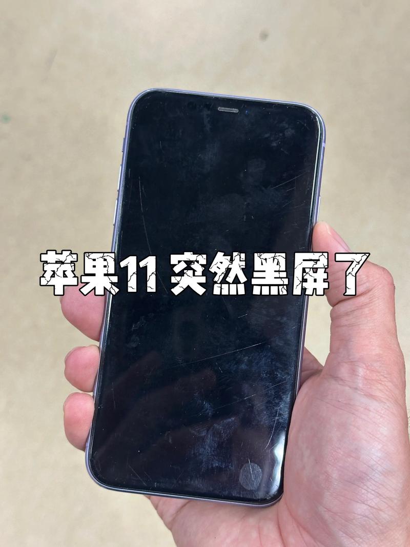 苹果11总黑屏打不开怎么回事
