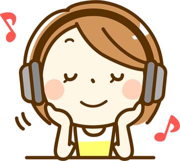 喜欢听歌的女人图标