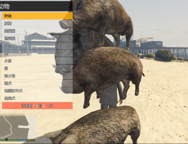 gta5变动物位置