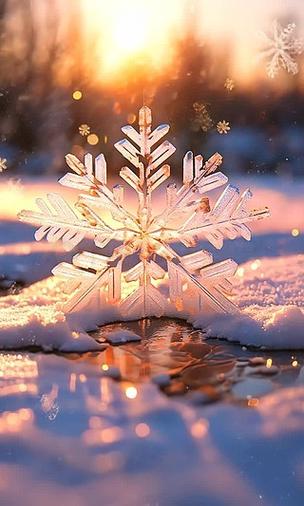 雪花视频图标