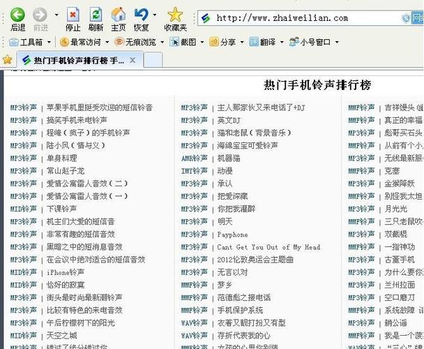 手机经典铃声缩略图