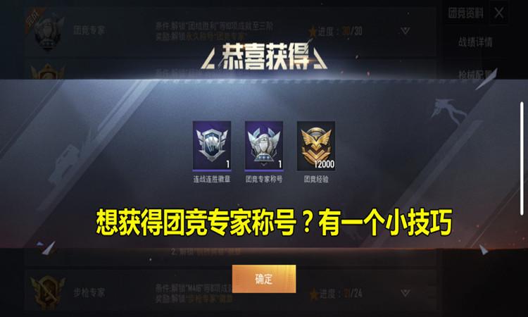 和平精英段位巅峰专家
